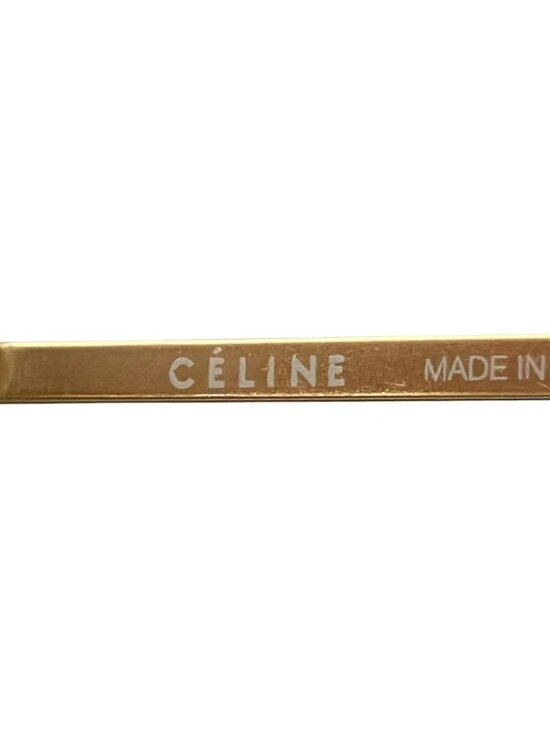 CELINE CL41373/S Dark Brown Gold Multi Plastic Hardware Sunglasses main image 4